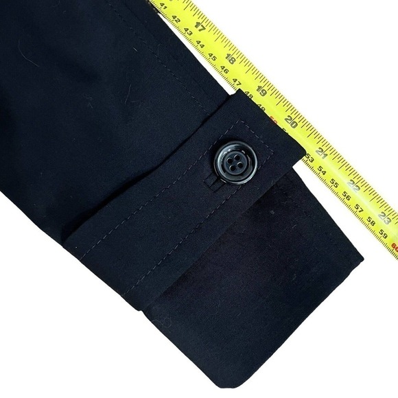 Pendleton Blazer Women’s Black Virgin Wool Blend Jacket Size 8 4 Button Collared - Picture 9 of 10